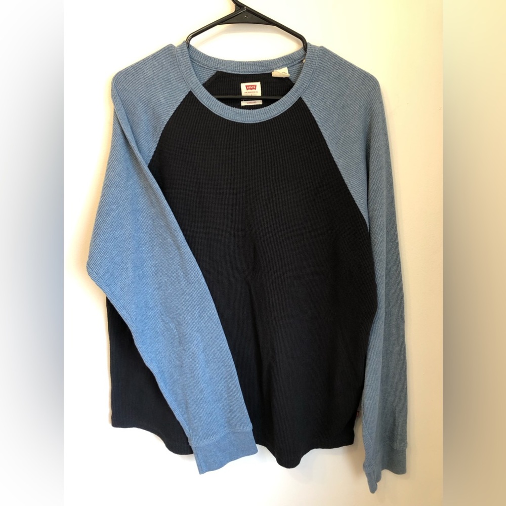 Levi’s Thermal Shirt Men’s L Black/Blue